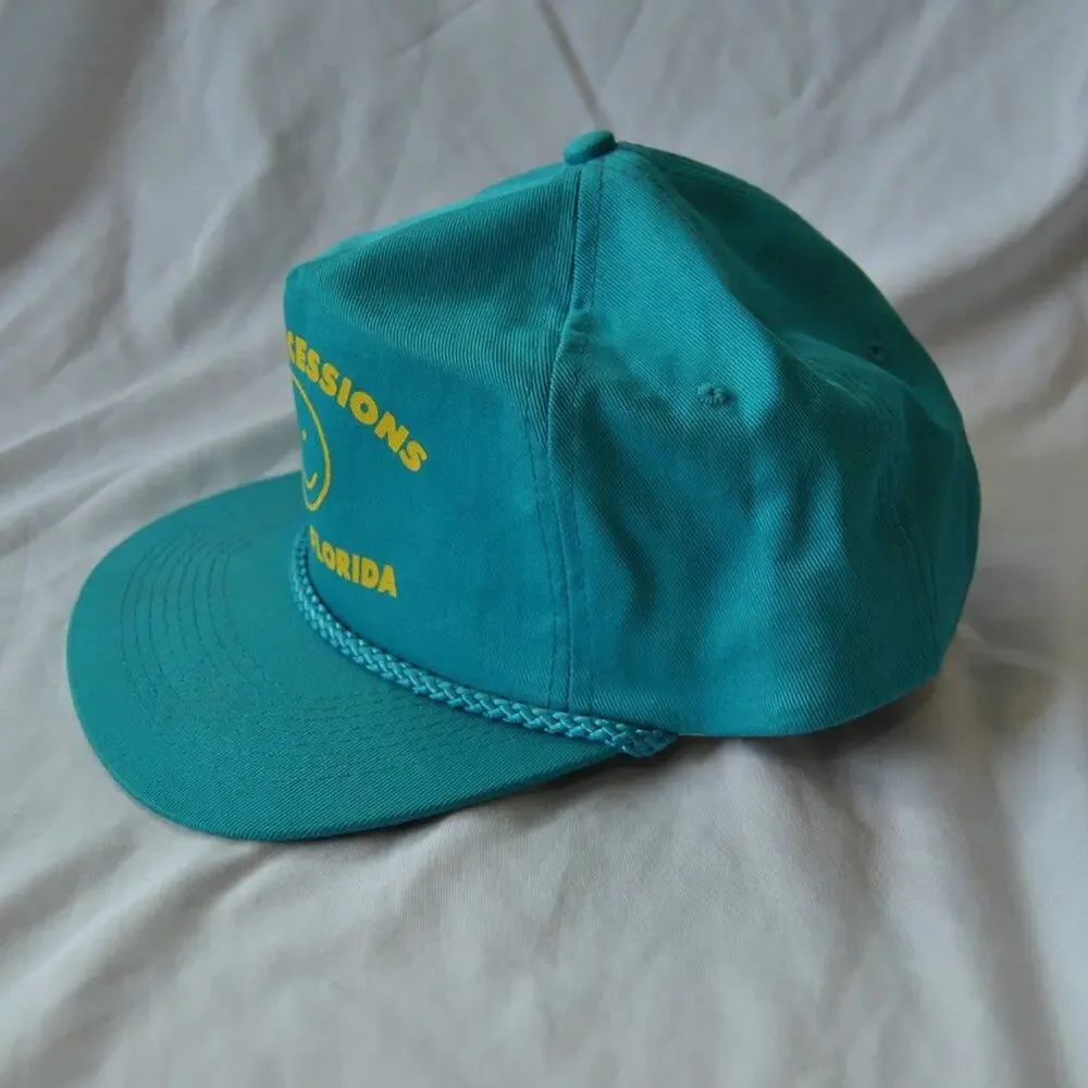 S.J Concessions Hudson Teal, Blue, & Yellow Florida Snapback Hat (OSFM)